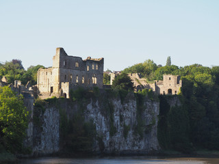 Sticker - Chepstow Castle ruins in Chepstow