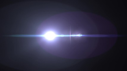 Canvas Print - moving lights optical lens flares