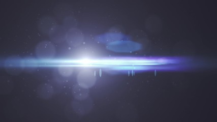 Canvas Print - moving lights optical lens flares