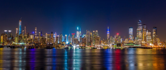 Poster - New York City Manhattan midtown buildings skyline