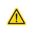 © yabluko_draws - Danger yellow triangle. Caution. Alert. Warning caution icon. Vector