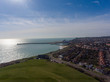 © Nathaniel - Aerial view of Folkestone Harbour from East