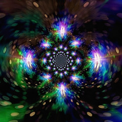 Wall Mural - shining spirit in endless dimensions