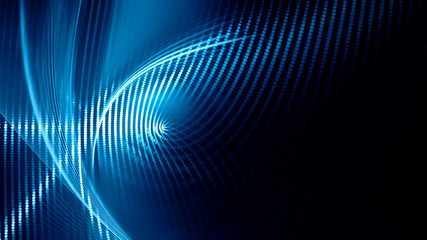 Wall Mural - abstract background element. fractal graphics series. composition of glowing lines and mosaic halfto