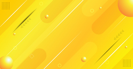 Wall Mural - ABSTRACT YELLOW GRADIENT GEOMETRIC BACKGROUND