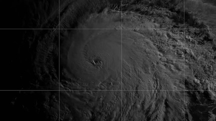 Wall Mural - 2019 hurricane barbara time lapse satellite imagery. floater band 02 this work was created using dat