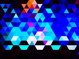 abstract background with colourful triangles