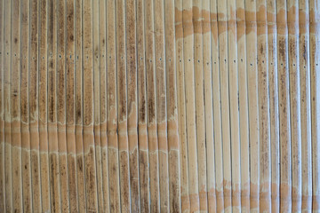 Wall Mural - background texture of thin bamboo sticks made surface