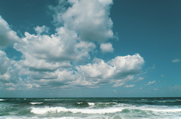  sea and blue sky