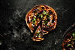© Mariela Naplatanova/Stocksy - Roasted Beet and Butternut Squash Flatbread Pizza