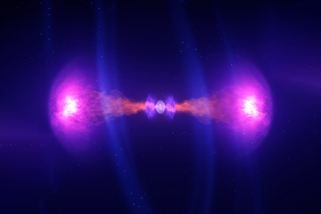 the fusion of two neutron stars.elements of this image were furnished by nasa