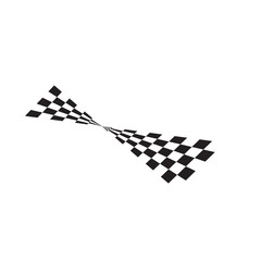 Racing flag graphic design template vector