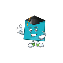 Poster - Graduation rectangle sticker paper character for company note