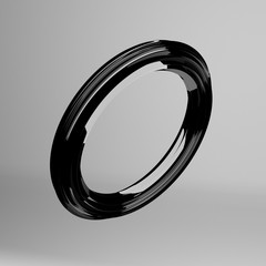 ring isolated on grey background