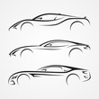 © Hesti - Elegance car sport element silhouette style for your best business symbol