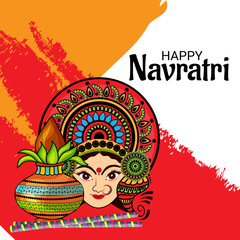 Wall Mural - Happyn Navratri