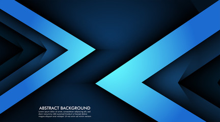 Wall Mural - abstract blue background with triangles for banners, business backgrounds, presentations