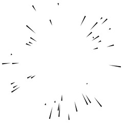 Poster - radial / radiating lines burst, explosion, blast effect
