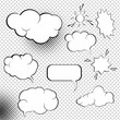 © Fyuriy - Comic bubbles collection. Speesh Design Elements Set