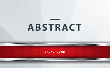 Wall Mural - red abstract backgrund vector, modern corporate concept with silver effect.