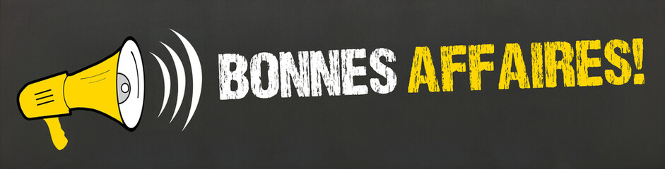 Poster - Bonnes affaires! 