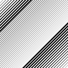 Aufkleber - Oblique, diagonal dynamic lines pattern. Straight parallel skew stripes illustration. Slope, asymmetric lineal, linear element.