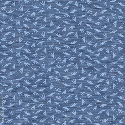 patterned denim fabric