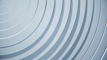Wall Mural - abstract 3d geometric background. plain curves motion surface. bright and simple modern texture. sea