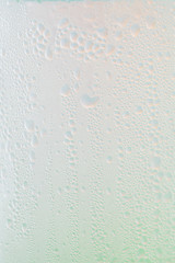 Wall Mural - Macro view of water droplets condensation.Water drop texture background, background concept.