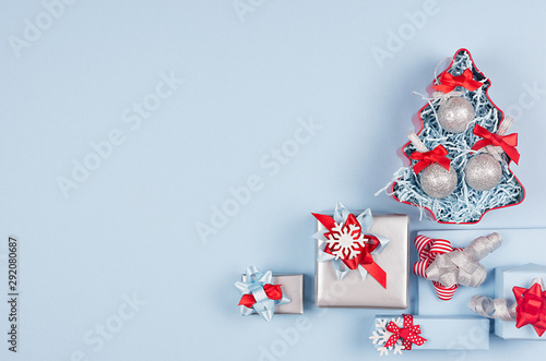 Ideas For Design Christmas Decorations Red Soft Light Pastel