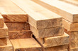Wooden boards for building a house as a background