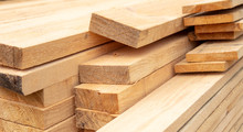 Wooden Boards For Building A House As A Background