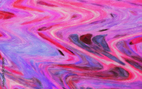 Abstract painting in oil background, splashes of paint on canvas, template fo...