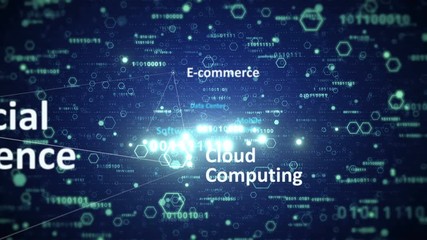Wall Mural - information technology internet concept