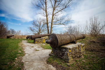 old cannon in the park