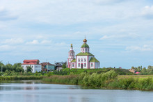 Church Of St. Elijah The Prophet On Ivanova Mountain In Suzdal, Russia. The Golden Ring Of Russia.