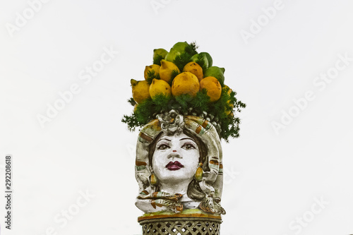 Fotografía testa di moro donna sicilia
