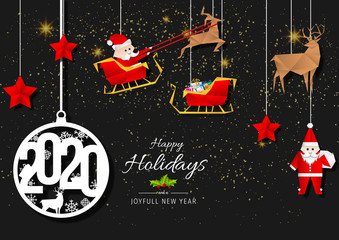 Wall Mural - turquoise happy holidays and joyful new year vector illustration. happy holidays vector.