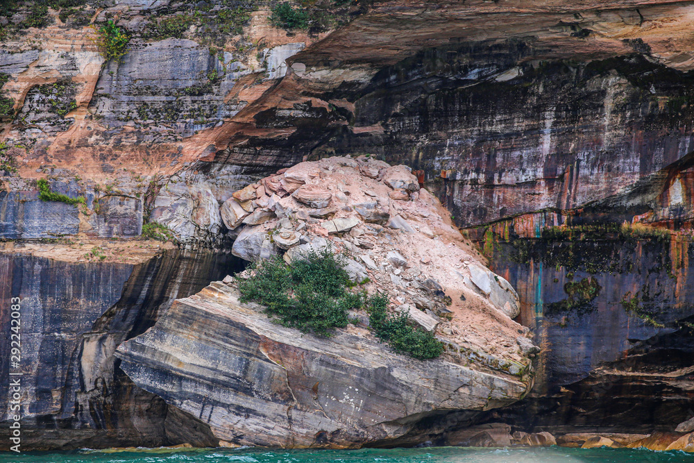 Pitcher Rocks Mi Pictured Rocks National Lakeshore in the south shore of Lake Superior ...