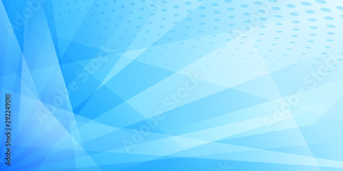 Abstract background of dots and intersecting lines in light blue colors