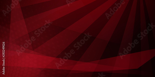 Abstract background of dots and intersecting lines in red colors