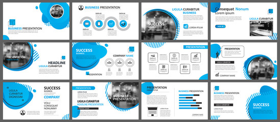 Presentation and slide layout background. Design blue gradient geometric template. Use for business annual report, flyer, marketing, leaflet, advertising, brochure, modern style.