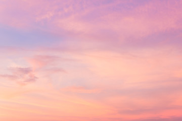 Wall Mural - evening sky with colorful sunlight,dusk sky