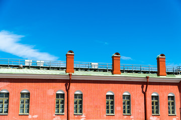 Russia. Peter and Paul Fortress in St. Petersburg, located on Hare Island, the historical core of the city