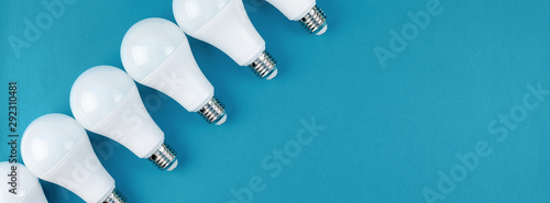 Photographie Energy saving and eco friendly LED light bulbs