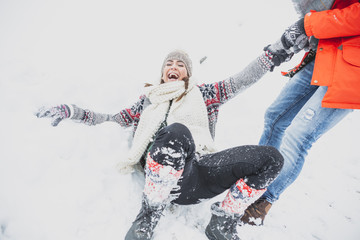 Sticker - Liebe Im Schnee