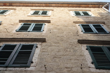 window in old house