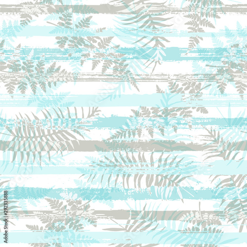 Decorative new zealand fern frond and bracken