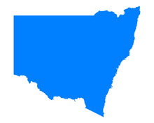 Karte Von New South Wales