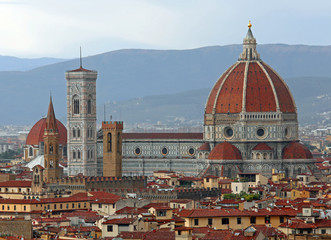 Wall Mural - Cathedral of Florence in Italy